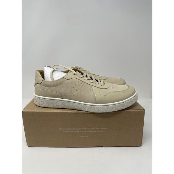 NISOLO Bria Go-To Court Sneaker Women's Size 9 Bone Leather Casual Preppy - Picture 6 of 10